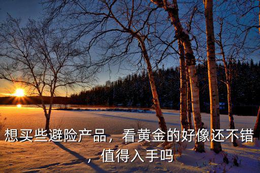 想買些避險(xiǎn)產(chǎn)品，看黃金的好像還不錯(cuò)，值得入手嗎