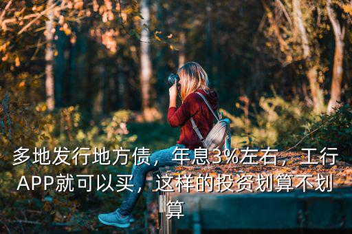 多地發(fā)行地方債，年息3%左右，工行APP就可以買，這樣的投資劃算不劃算
