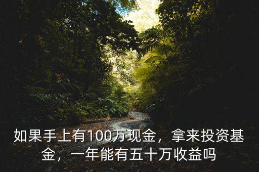 如果手上有100萬(wàn)現(xiàn)金，拿來(lái)投資基金，一年能有五十萬(wàn)收益嗎