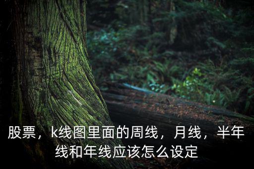 股票，k線圖里面的周線，月線，半年線和年線應(yīng)該怎么設(shè)定