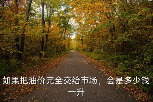 如果把油價完全交給市場，會是多少錢一升