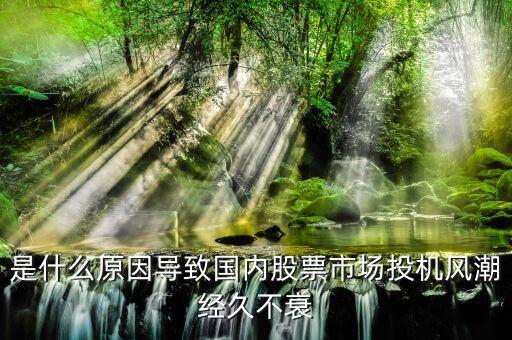 是什么原因?qū)е聡?guó)內(nèi)股票市場(chǎng)投機(jī)風(fēng)潮經(jīng)久不衰