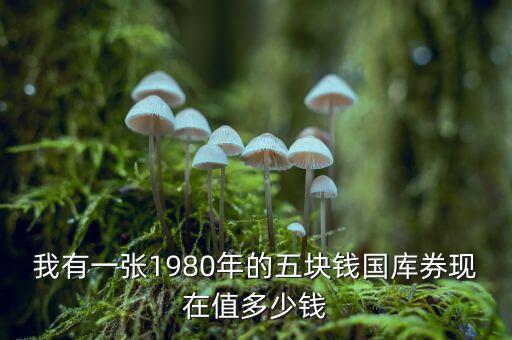 我有一張1980年的五塊錢(qián)國(guó)庫(kù)券現(xiàn)在值多少錢(qián)