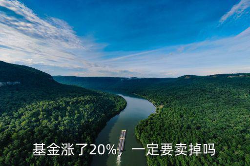 基金漲了20%，一定要賣掉嗎