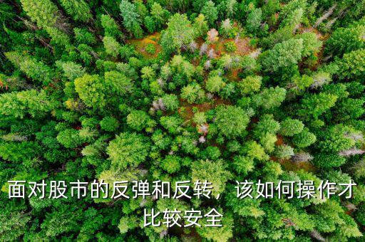 面對股市的反彈和反轉，該如何操作才比較安全