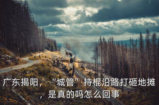 廣東揭陽(yáng)，“城管”持棍沿路打砸地?cái)?，是真的嗎怎么回? class=