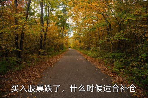 買入股票跌了，什么時(shí)候適合補(bǔ)倉(cāng)