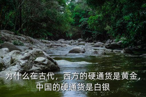 為什么在古代，西方的硬通貨是黃金，中國(guó)的硬通貨是白銀