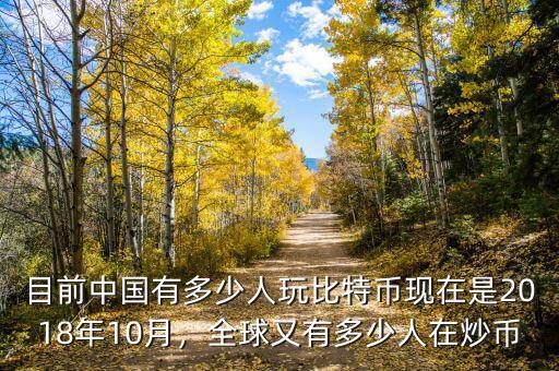 目前中國有多少人玩比特幣現(xiàn)在是2018年10月，全球又有多少人在炒幣