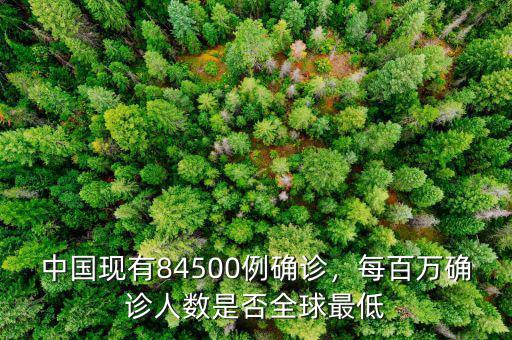 中國現(xiàn)有84500例確診，每百萬確診人數(shù)是否全球最低