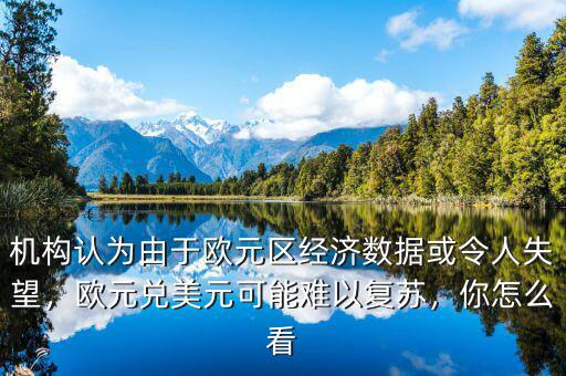機(jī)構(gòu)認(rèn)為由于歐元區(qū)經(jīng)濟(jì)數(shù)據(jù)或令人失望，歐元兌美元可能難以復(fù)蘇，你怎么看