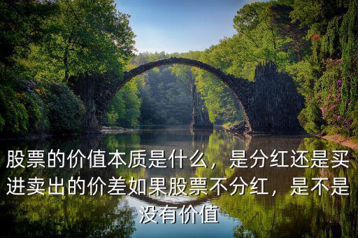 股票的價(jià)值本質(zhì)是什么，是分紅還是買進(jìn)賣出的價(jià)差如果股票不分紅，是不是沒有價(jià)值