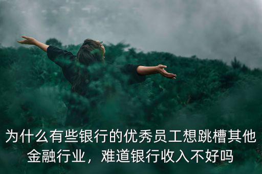 為什么有些銀行的優(yōu)秀員工想跳槽其他金融行業(yè)，難道銀行收入不好嗎
