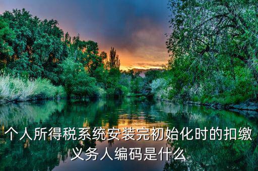 扣繳義務人編碼扣繳義務人編碼是什么，扣繳義務人編碼是什么啊