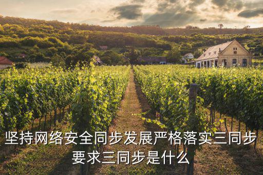 地稅局信息安全三同步是指什么，關(guān)鍵信息基礎(chǔ)設(shè)施三同步是指什么