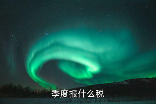 企業(yè)季度申報(bào)報(bào)什么，一般納稅人商業(yè)企業(yè)查賬征收月度季度分別要申報(bào)哪些稅種