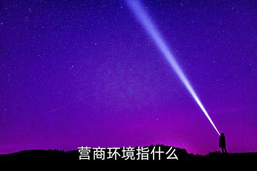 什么樣的稅收營商環(huán)境，營商環(huán)境指什么
