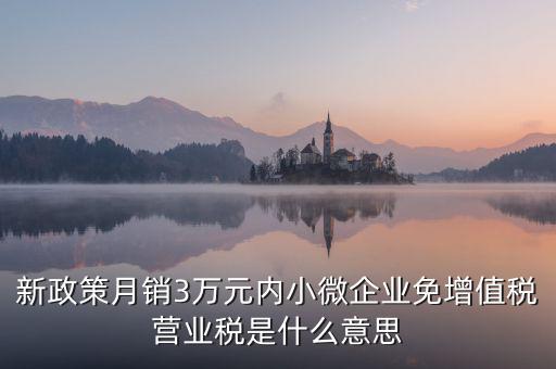 營業(yè)稅減免是針對什么小微企業(yè)，國家稅務(wù)總局關(guān)于暫免征收部分小微企業(yè)增值稅和營業(yè)稅政策有關(guān)問題
