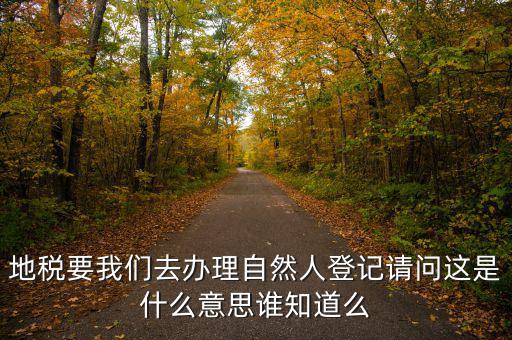 辦稅自然人登記是什么意思，申請(qǐng)人為自然人的是什么意思