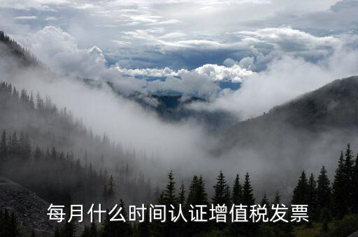 月底認證什么發(fā)票，每月什么時間認證增值稅發(fā)票