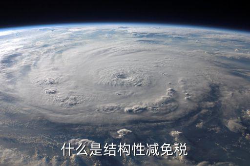 什么是結(jié)構(gòu)性減免稅政策，結(jié)構(gòu)性減稅是什么意思高三政治題中的名詞用通俗的語言解釋一下