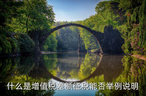 小規(guī)模增值稅差額征收什么意思，什么是增值稅差額征稅