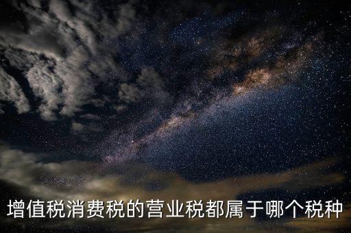 營業(yè)稅是什么稅種，營業(yè)稅屬于什么稅種