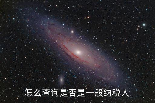 查什么時候認定是一般納稅人，如何查詢一般納稅人資格