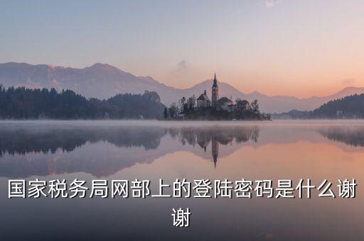 山東國(guó)稅證書(shū)登錄密碼是什么，國(guó)家稅務(wù)局網(wǎng)部上的登陸密碼是什么謝謝