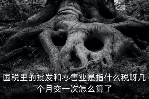 批發(fā)零售業(yè)交什么稅，批發(fā)零售商行需要交哪些稅