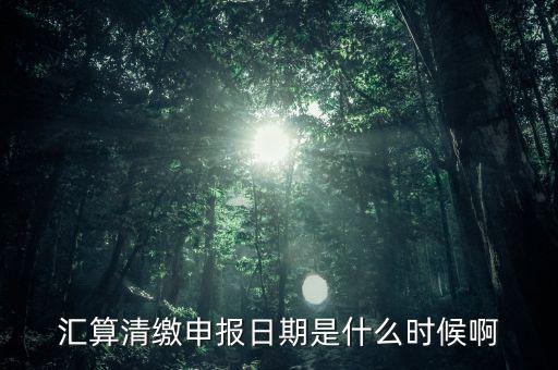 江西省匯算清繳什么時(shí)候開始，所得稅匯算清繳的時(shí)間一般是在什么時(shí)候呢是每年都必須要做嗎