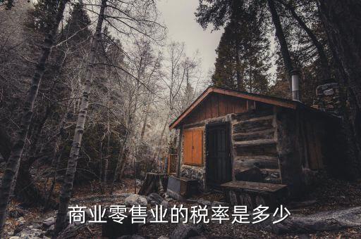 商業(yè)零售業(yè)的稅率是多少