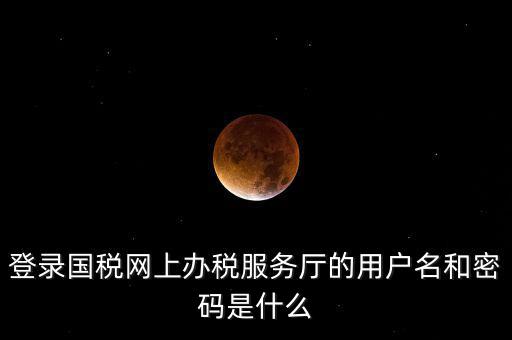 國稅登錄賬號(hào)密碼是什么，國稅第一次網(wǎng)上申報(bào)的登陸密碼是什么