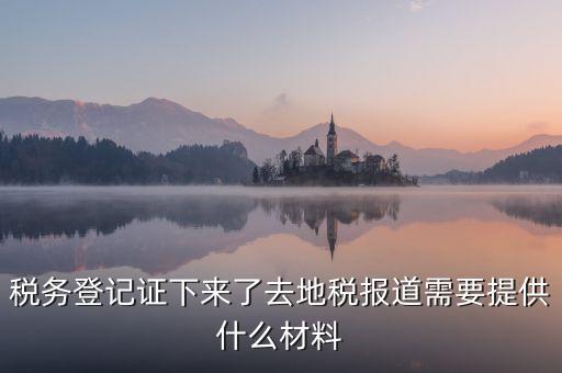 國地稅報(bào)道需要什么，地稅報(bào)道需要什么材料2016最新的