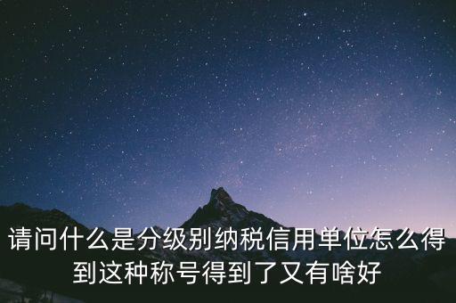 什么是納稅信用等級，納稅信用等級null級是什么意思有什么影響嗎