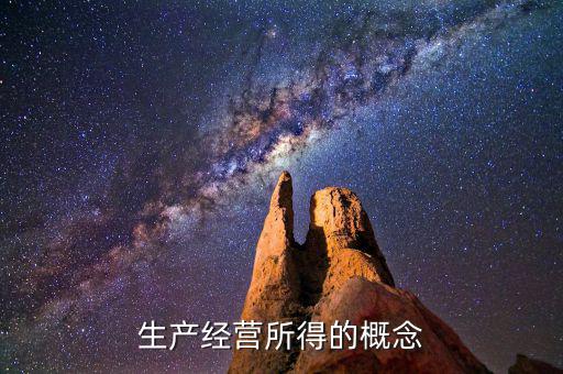 個人生產(chǎn)經(jīng)營所得c表是什么意思，生產(chǎn)經(jīng)營所得的概念