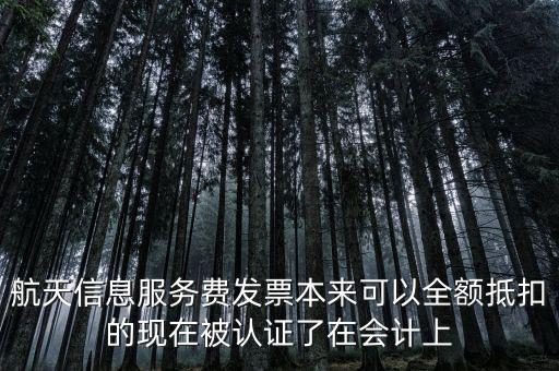航信發(fā)票是什么，航天信息開具的服務(wù)費(fèi)發(fā)票應(yīng)計(jì)入什么會(huì)計(jì)科目