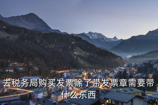 拿發(fā)票需要帶什么，去稅務(wù)局領(lǐng)發(fā)票需要帶什么資料去