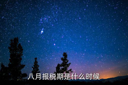 8月份報(bào)什么稅啊，8月份的個(gè)稅怎么申報(bào)啊