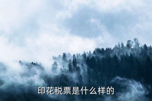 什么是印花稅發(fā)票，印花稅票是什么樣的