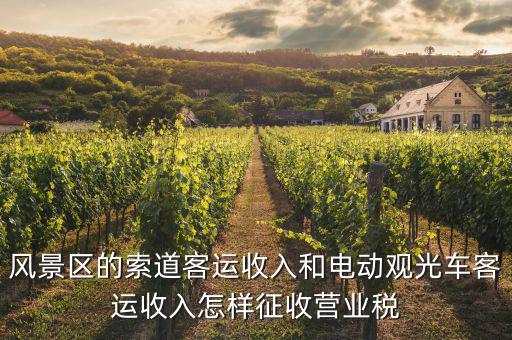 索道按什么收增值稅，風(fēng)景區(qū)的索道客運(yùn)收入和電動(dòng)觀光車客運(yùn)收入怎樣征收營業(yè)稅