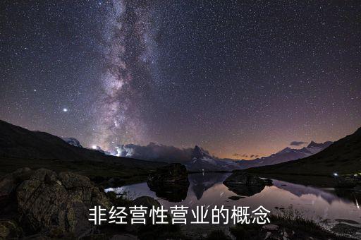 非漢字防偽企業(yè)是什么意思，非經(jīng)營(yíng)性營(yíng)業(yè)的概念