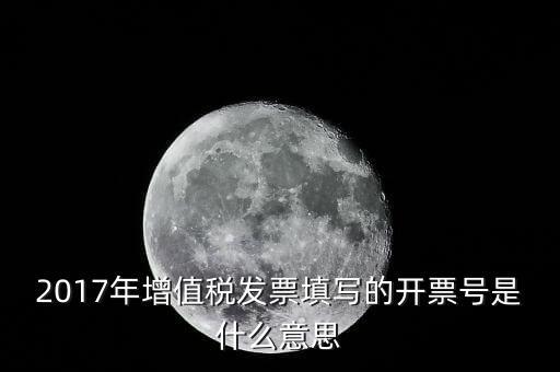打發(fā)票稅票號是什么意思，增值稅專用發(fā)票的號都是什么意思