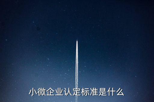 小微企業(yè)包括什么條件，小微企業(yè)的標準是什么