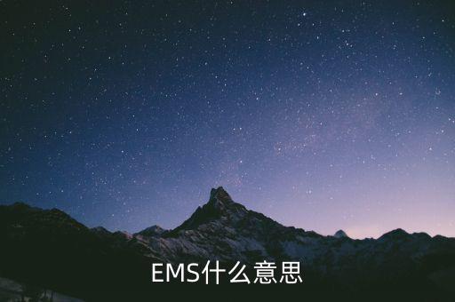 國稅寄ems一般是什么意思，請問郵寄EMS是什么意思