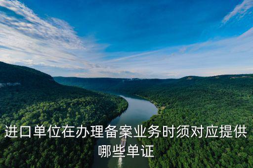 備案號在什么單證上，進(jìn)口單位在辦理備案業(yè)務(wù)時須對應(yīng)提供哪些單證