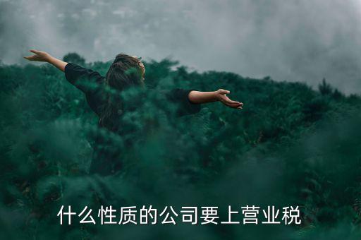 什么類型的企業(yè)需要交納營業(yè)稅，什么樣的企業(yè)應繳營業(yè)稅