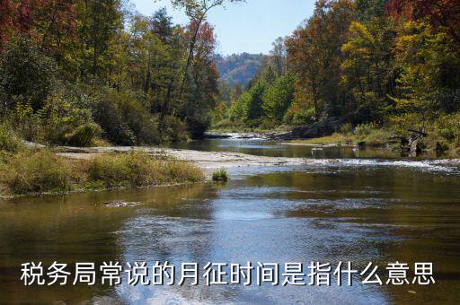 稅務局常說的月征時間是指什么意思
