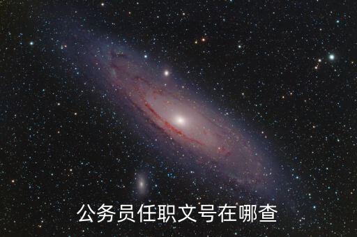 什么地方可以查任職文號，公務(wù)員任職文號在哪查