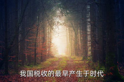 中國稅收的最早形式是什么，我國稅收最早產(chǎn)于哪個時代